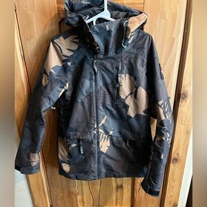 North Face Camouflage Hooded Jacket